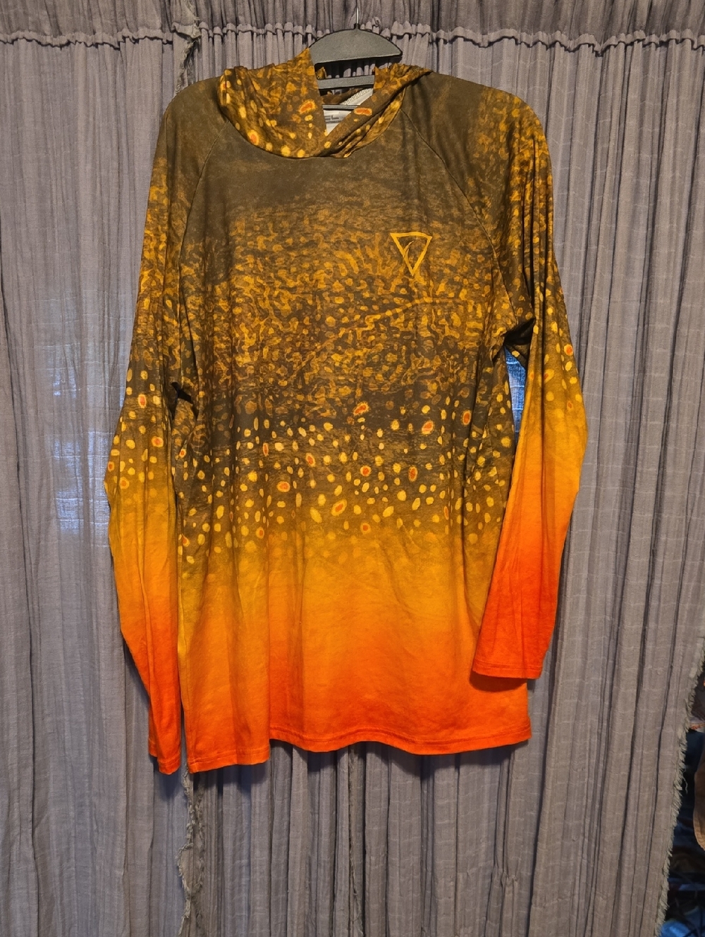 Seatec Brook Trout Ombre Hooded Long Sleeve Shirt